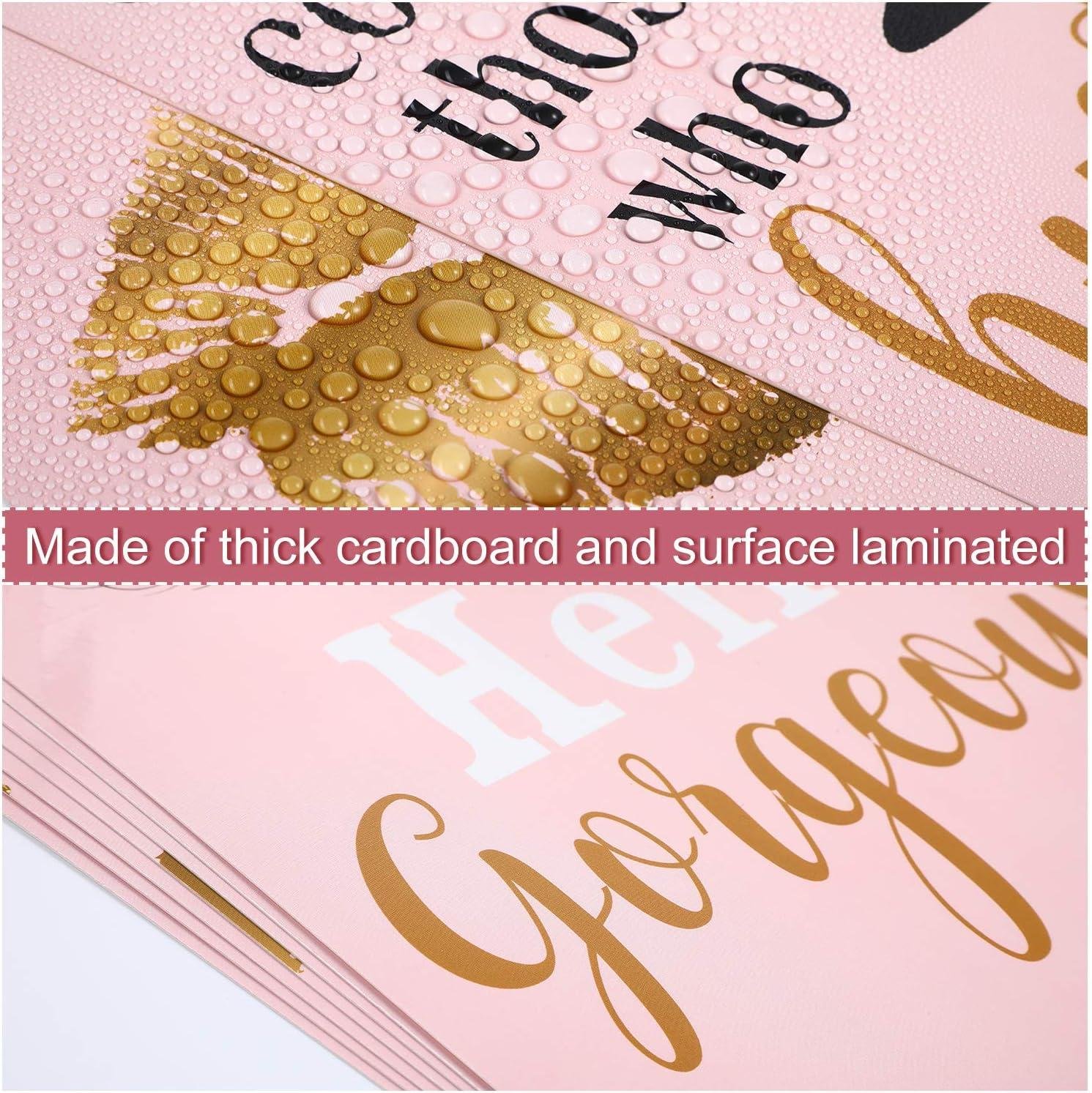 Elevating Our Space:‍ 9-Piece pink &​ Gold Glam Wall Art ​Review