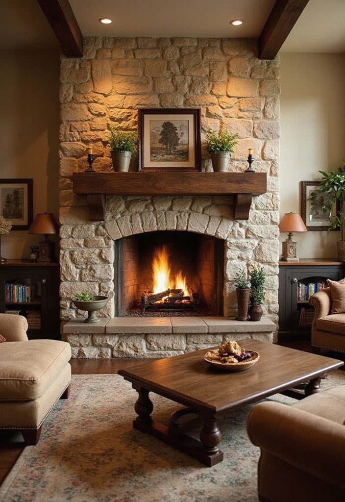 15 Barndominium Decor Ideas That’ll Give Your Home a Farmhouse Flair! - 3. Cozy Fireplaces