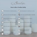 Stonebriar 6-Pack Tall Unscented Ivory Wax Pillar Candles - 3 x 6 Inches, 65 Hour Burn Time. - Image 10