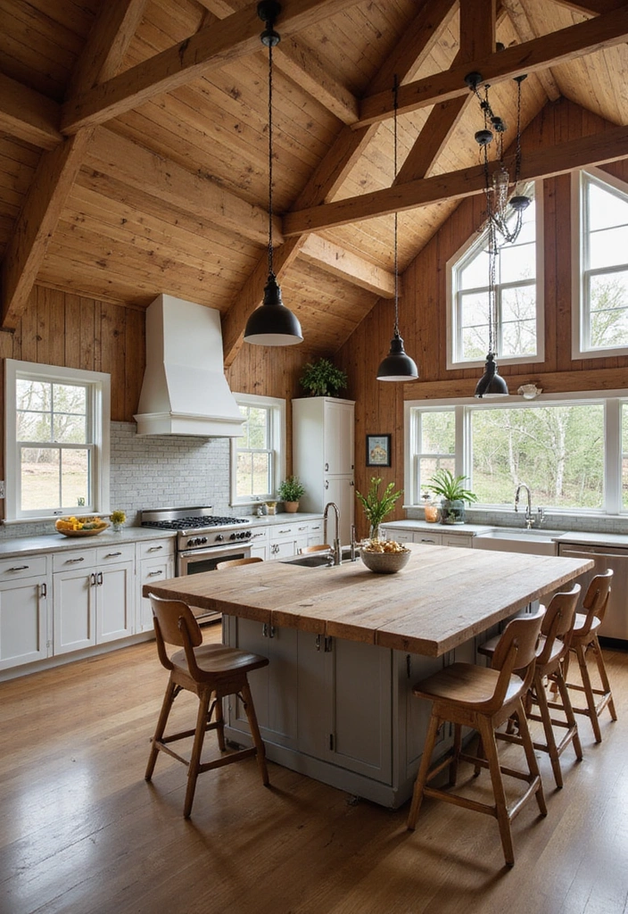 21 Stunning Barndominium Kitchen Designs That'll Make You Fall in Love with Rustic Charm! - 16. Multi-functional Spaces