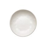 Creative Co-Op White Stoneware Bowl with Reactive Glaze – Perfect for Stylish Serving! - Image 8