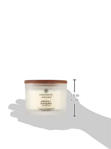 21ByY10XvmL._SL500_.jpg Chesapeake Bay Candle Peace + Tranquility: 3-Wick Cashmere Jasmine Scented Candle Jar for Coffee Tables. - Image 3