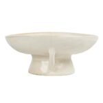 Creative Co-Op White Stoneware Bowl with Reactive Glaze – Perfect for Stylish Serving! - Image 4