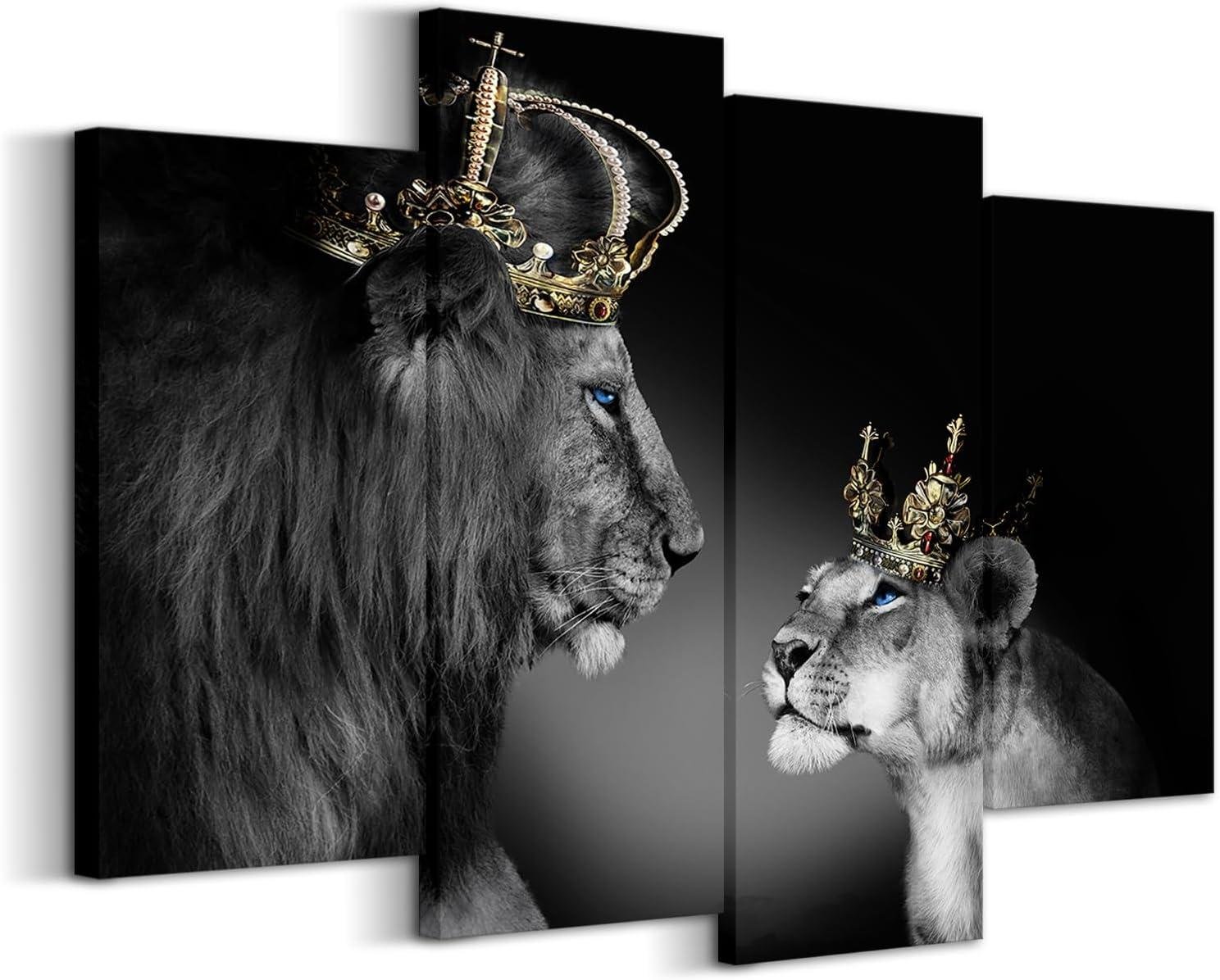 Majestic Royalty: Our Review of the Lion King & Queen Canvas Art