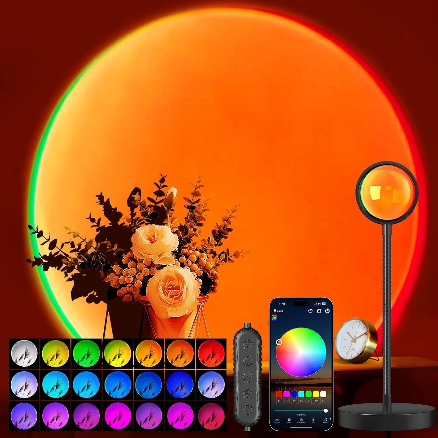 Exploring the Neroupe Sunset Lamp: Our Glow-Up Experience