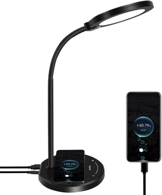 Our Review of the GLFERA LED Desk Lamp with USB and Eye Care