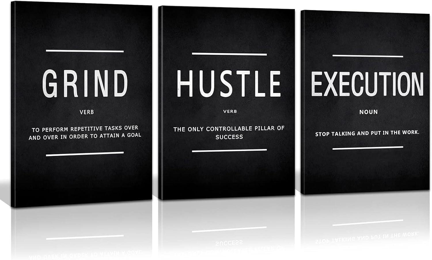 Elevating Your Space: Our Review of KAWAHONE’s Grind Hustle Execution Canvas Art
