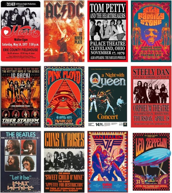 Rockin’ Our Walls: Woonkit Vintage Band Posters Review