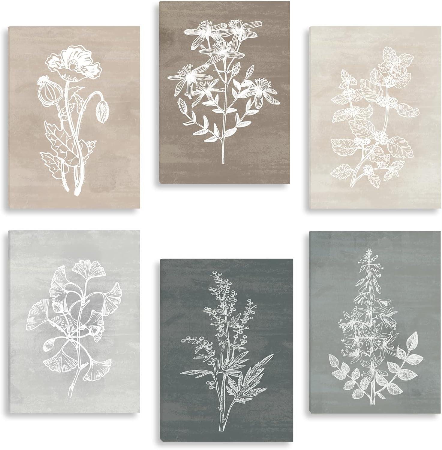 We Elevate Any Space with BINCUE Botanical Canvas Art