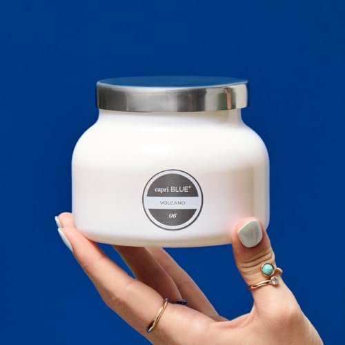 3120tOvThJL._SL500_.jpg Capri Blue Volcano Candles - Luxurious 19 oz Glass Jar with Tropical Fruit & Citrus Scent. Soy Blend. - Image 4