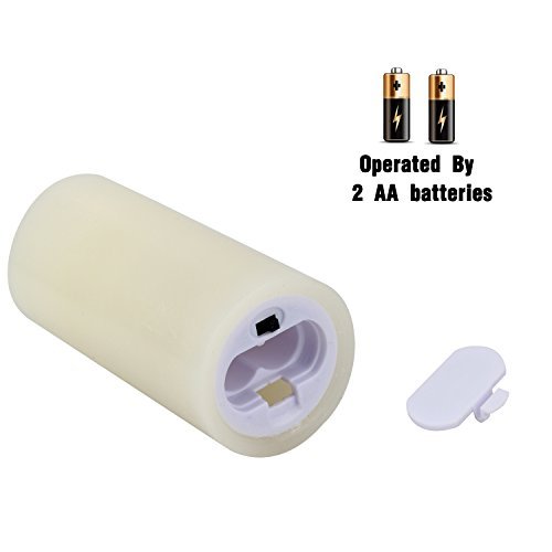 313OHCxEgHL._SL500_.jpg Vinkor Flameless Candles: Battery-Operated Real Wax LED Pillar Candles with Remote & 24-Hour Timer (Ivory, 4"-9") - Image 7