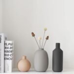 Set of 3 Smiletag Ceramic Modern Farmhouse Vases – Neutral Accent for Table, Shelf, and Living Room Décor. - Image 5
