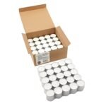 Stonebriar 50 Count White Unscented Smokeless Tea Light Candles—Long-Lasting 6-7 Hour Burn Time - Image 7