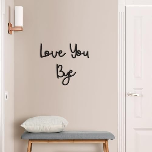 31YufaSSUTL._SL500_.jpg Dripykiaa Love You Bye Wood Sign - Boho Wall Decor for Family, Lovers, and Valentine’s Day Gifts - Image 2