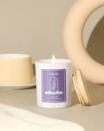 AOOVOO Lavender Candles for Women - Aromatherapy Soy Candle with Crystals, 7oz Gift for Birthdays & Mother's Day. - Image 7