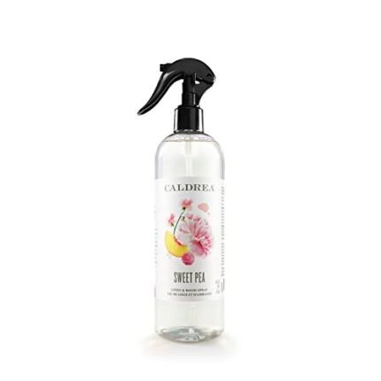 Caldrea Linen and Room Spray Air Freshener, Made with Essential Oils, Plant-Derived and Other Thoughtfully Chosen Ingredients, Rosewater Driftwood, 16 oz, 2 Pack