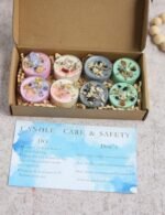 Handmade Tealight Soy Candles with Crystals and Herbs | Healing Energy & Aromatherapy Candles - Image 2