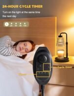 GODONLIF Candle Warmer Lamp with Timer – Dimmable Wax Melt Warmer for Jar Candles, Ideal Birthday and Housewarming Gifts for Women and Moms. - Image 4