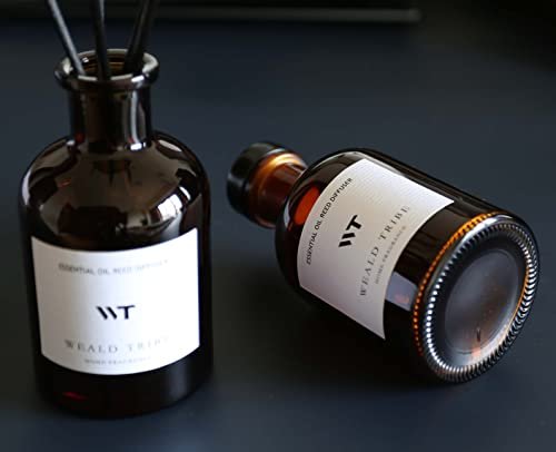 4135yNMbhwL._SL500_.jpg WEALD TRIBE Eucalyptus & Lavender Reed Diffuser Set - 4.0 fl oz Air Freshener for Home, Office & Gifts. - Image 2