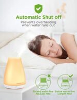 InnoGear Essential Oil Diffuser: 5-in-1 Aromatherapy Humidifier & Desk Diffuser with LED, Auto Off. - Image 6