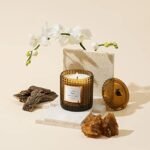 LA Jolie Muse Sahara Amber Candles: Luxury Scented Soy Candles in Glass Jars, Perfect Gifts for Men & Women, 75-Hour Burn Time, 10 oz. - Image 3