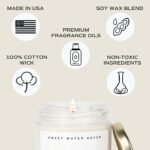 Sweet Water Decor Relax Girl Candle: Peppermint, Cedar, Clove & Eucalyptus | 9oz Jar | 40-Hour Burn | Made in the USA - Image 7