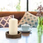 Stonebriar 6-Pack Tall Unscented Ivory Wax Pillar Candles - 3 x 6 Inches, 65 Hour Burn Time. - Image 3