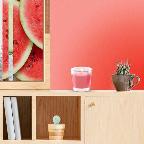 41DelZXjZFL._SL500_.jpg Glade Wonder Melon Limited Edition Candles, 8.16 oz Total, with Essential Oils - 2 Pack. - Image 6