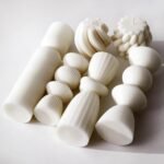 7-Piece Ribbed White Pillar Candles Set | Aesthetic Modern Home Decor | Handmade Soy Wax Gift - Image 7