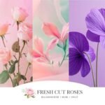 Fresh Cut Roses Scented Candle - 7oz Soy Candle Gift for Mother's Day, Lasts 50 Hours - Perfect Home Décor - Image 2