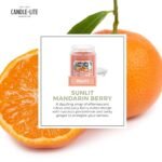 Candle-lite Sunlit Mandarin Berry Scented Candle, 18 oz, USA-Made, 110-Hour Burn Time, Aromatherapy Delight - Image 4