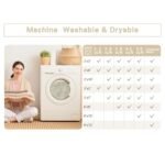 Shop Srugn 8x10 Washable Area Rugs: Ultra Soft Faux Wool, Non-Slip, Vintage Print for Living Rooms & Bedrooms. - Image 7