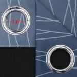 Estelar Navy Blue & Grey Blackout Curtains, 84" Long Grommet Drapes, Thermal Insulated, Room Darkening, Set of 2 Panels (52Wx84L) - Image 7