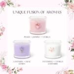 CHILLFLAME Scented Candle Gift Set: 3 Votive Candles for Stress Relief – Perfect Birthday & Christmas Gifts (Pink, Purple, White, 7 oz) - Image 2