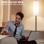 Ambimall 64" Modern Floor Lamp with Remote, Dimmable Color Temperature & Brightness, 9W Bulb for Living Room, Bedroom, Office. - Image 7