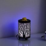 Leyoue Electric Wax Melt Warmer with PTC Heating & 7-Color LED Light - Ideal for Home, Office, Gifts (Black Forest) - Image 4