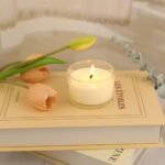 YZEROBAMB 12-Pack 4 oz Heat-Resistant Glass Candle Jars with Bamboo Lids – Perfect for DIY Candle Making, Storage, and Gifts! - Image 6