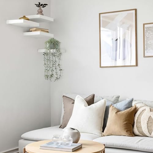 41Q3-i3KkTL._SL500_.jpg Mkono Faux Eucalyptus Plants in Rustic Galvanized Pots for Home Decor - Indoor Greenery for Living Room, Office, or Bathroom. - Image 3