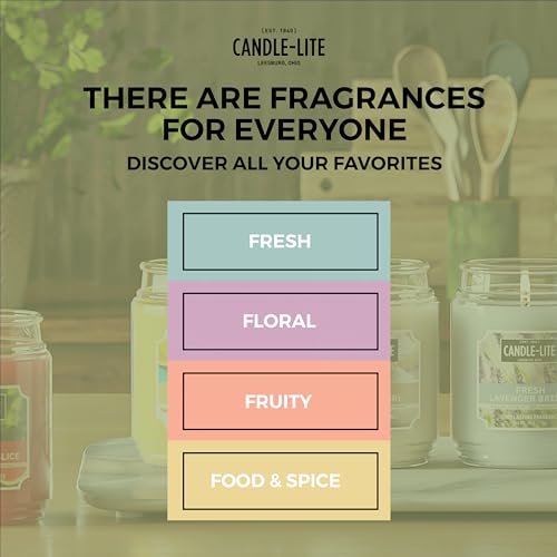 41RXSUJ9AL._SL500_.jpg Candle-lite Sunlit Mandarin Berry Scented Candle, 18 oz, USA-Made, 110-Hour Burn Time, Aromatherapy Delight - Image 7