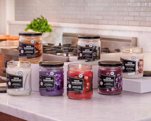 41Rv-1oPx-L._SL500_.jpg Vanilla Bean Scented Candle: Eliminates 95% of Pet, Smoke, and Food Odors - 80-Hour Burn - 12 oz Premium Soy Blend - Image 6