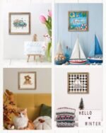 Putuo Decor Seasonal Framed Wall Art Set: Rustic Welcome Signs for Home, Kitchen, Office & Farmhouse. - Image 7