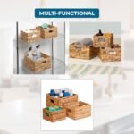 Honey-Can-Do Natural Wicker Storage Baskets - 3-Pack, Ideal for Organizing, Storage, and Gifts. - Image 5