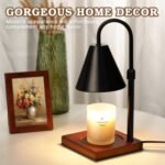 Dimmable Candle Warmer Lamp with Timer - Perfect Gift for Women & Moms, Cozy Home Decor! - Image 2