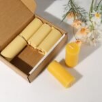 6-Pack 100% Pure Beeswax Pillar Candles - 210-Hour Burn Time, Organic, Unscented, Dripless & Smokeless, Perfect for Home & Events, 2x4 in Size. - Image 9