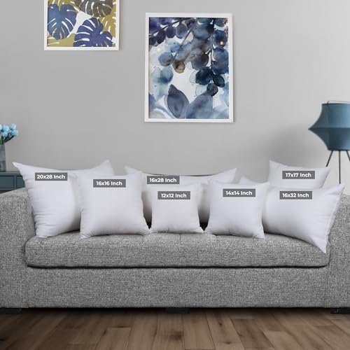 41b04sDw7uL._SL500_.jpg Utopia Bedding Throw Pillow Inserts (Set of 2, White) - 16x16 Inch Decorative Indoor Pillows for Bed and Couch - Image 8