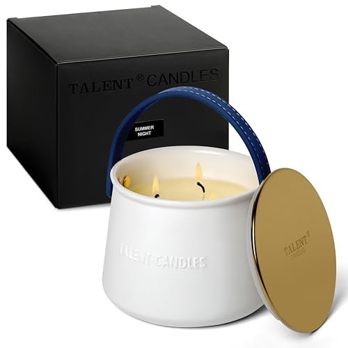 41bbkw5Pz7L._SL500_.jpg Scandinavian Style 3-Wick Scented Candle - Long-Lasting, Non-Toxic Ceramic Jar, Minimalist Design for Summer Nights. - Image 8