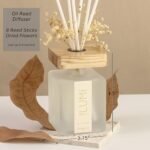 Luxury Aroma Gift Set: Reed Diffuser (200ml), Soy Candle (200g), Room Spray (50ml), Dried Flowers & 8 Sticks – Peony Garden Fragrance. - Image 4