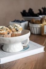 Creative Co-Op White Stoneware Bowl with Reactive Glaze – Perfect for Stylish Serving! - Image 10