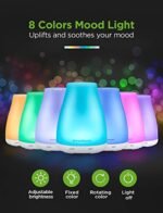 InnoGear Essential Oil Diffuser: 5-in-1 Aromatherapy Humidifier & Desk Diffuser with LED, Auto Off. - Image 5