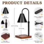 Dimmable Candle Warmer Lamp with Timer - Perfect Gift for Women & Moms, Cozy Home Decor! - Image 4